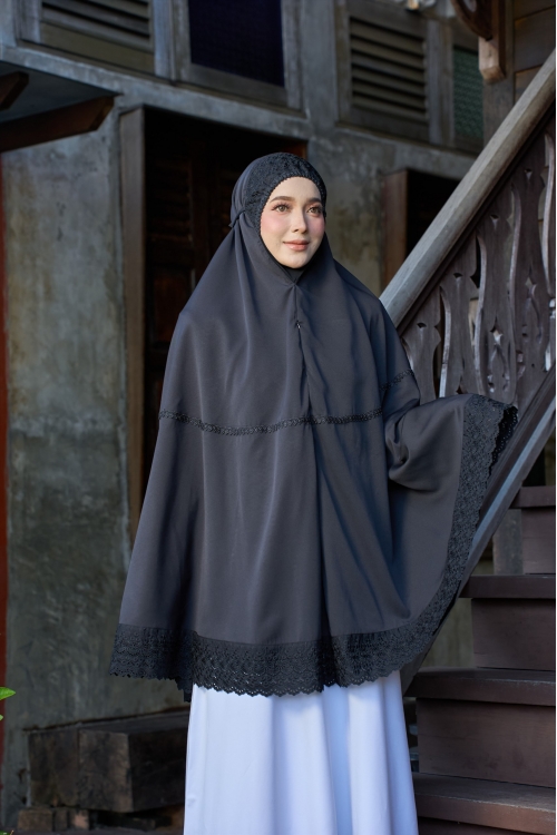 Mini Telekung Sofwah Black 